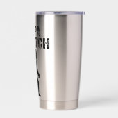 Papa Squatch Funny Bigfoot - Father's Day Gift Geïsoleerde Drinkbeker (Links)