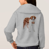 Papa St Bernard et son chiot (Dos)