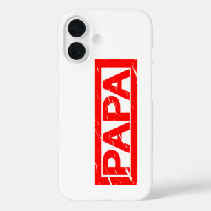 Papa Stamp iPhone 16 Hoesje