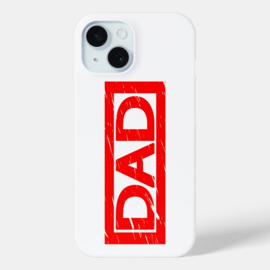 Papa Stamp Case-Mate iPhone Case (Achterkant)