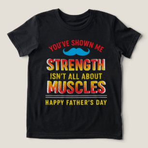 "Papa: Stille Kracht, Luidruchtige Impact" Tri-Blend Shirt