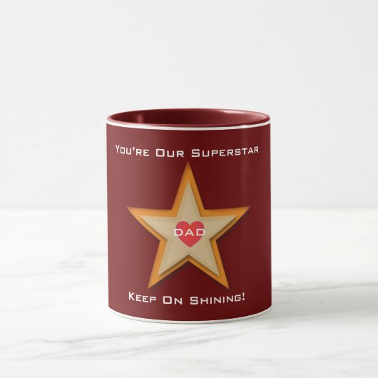 Papa Superstar Mug (Centre)