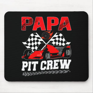 Papa T Crew Racing Familie Race Auto Verjaardag Jo Muismat