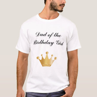 Papa T-Shirt de la Princess Birthday Party