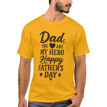 Papa, T-shirt mon héros