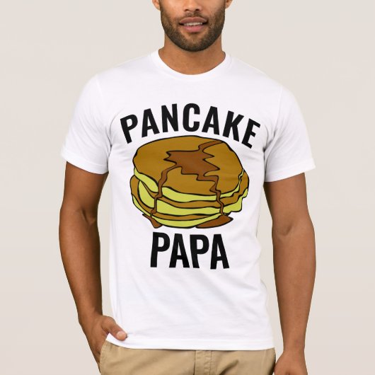 PAPA T-SHIRTS PANCAKE DAD (Voorkant)