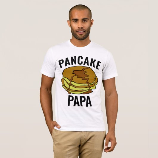 PAPA T-SHIRTS PANCAKE DAD (Voorkant volledig)
