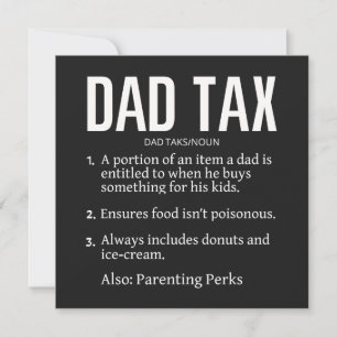 papa tax feestdagenkaart
