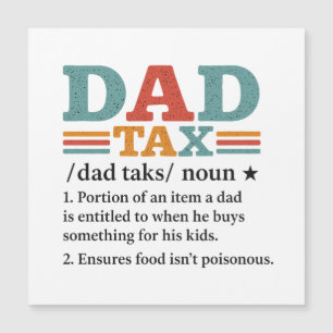 Papa Tax - Grappige Vaderschap Definitie