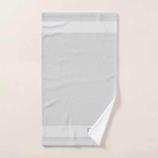 Papa Texte sur les tons gris argent clair (Serviette à main)