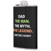 Papa The Man Myth Legend Grumpy Funny Quote Heupfles (Links)