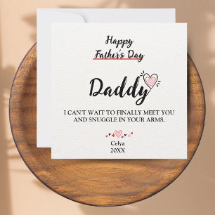 Papa-to-Be met een Bump! Gepersonaliseerde Vaderda Kaart