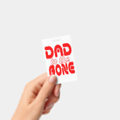 Papa tot op het bot badge (Handheld)