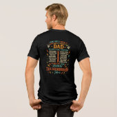 Papa Tour T-Shirt – Rocking Vaderschap (Achterkant volledig)