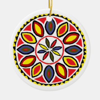 Papa & Triple Star Hex Keramisch Ornament