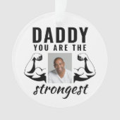 Papa, tu es le père le plus fort et le plus drôle  (devant)