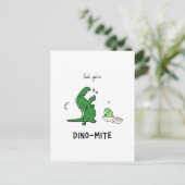 Papa Tu es une carte postale Dino-mite (Debout devant)