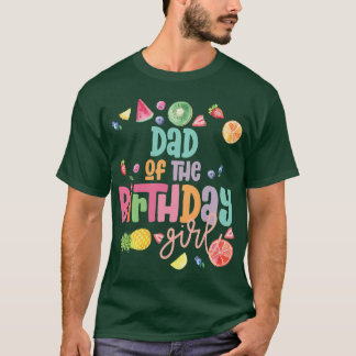 Papa Twotii Frutti 2YearOld Fruit Tropische verjaa T-shirt