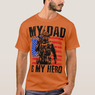 Papa USA Vlag Vaders Dag 4 juli T-shirt