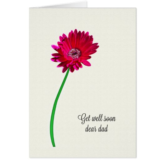 Papa Va Bien Bientôt Peint Fleur (Devant)