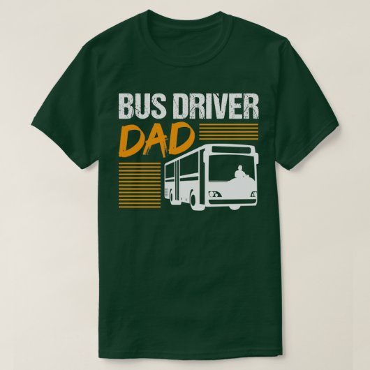 Papa Vader Bus Driver Professay Cadeau T-shirt (Design voorkant)