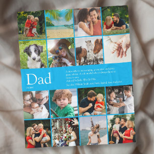 Papa Vader Definition 16 Foto Fun Sky Blue Fleece Deken