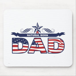 Papa, Vader, een Natuurlijke Geboren Papa Muismat