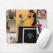 Papa Vaderdag fotocollage Muismat (Met muis)