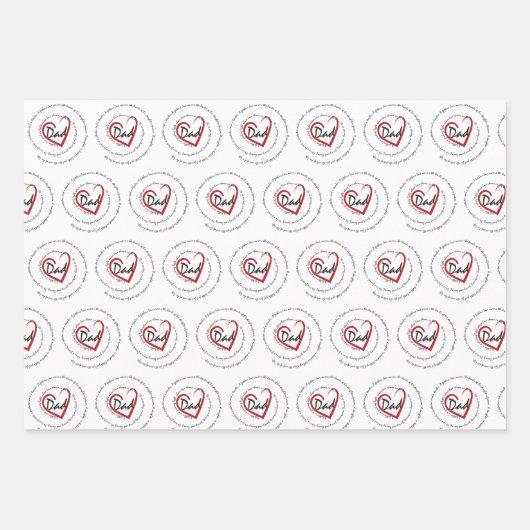 Papa - vaderdag inpakpapier vel (Voorkant 3)