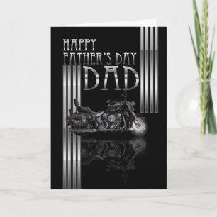 Papa Vaderdag Kaart met motor