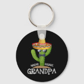 Papa Vaderdag Nacho Gemiddelde Opa Cinco D Sleutelhanger (Voorkant)