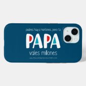 Papa vales millones Case-Mate iPhone case (Achterkant (horizontaal))