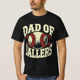 Papa van Ballers honkbal T-shirt
