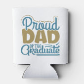 Papa van de Afstuderen Blikjeskoeler (Achterkant)