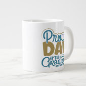 Papa van de Afstuderen Extra Grote Beker (Voorkant rechts)