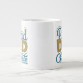 Papa van de Afstuderen Extra Grote Beker (Voorkant)