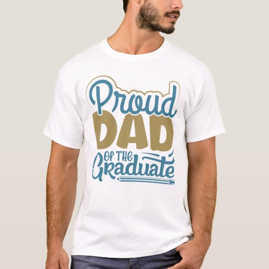 Papa van de Afstuderen T-shirt (Voorkant)