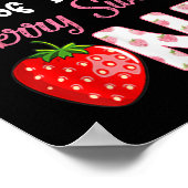 Papa van de bessen zoete één aardbei eerste geboor poster (Hoek)