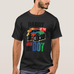 Papa van de Birthday Boy Monster Truck Birthday P T-shirt