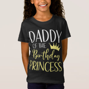 Papa van de Birthday prinses Matching Family Bir T-shirt