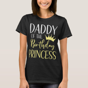 Papa van de Birthday prinses Matching Family Bir T-shirt