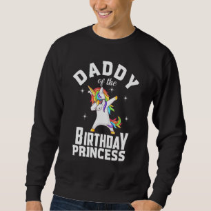 Papa van de Birthday prinses Unicorn Girl Trui