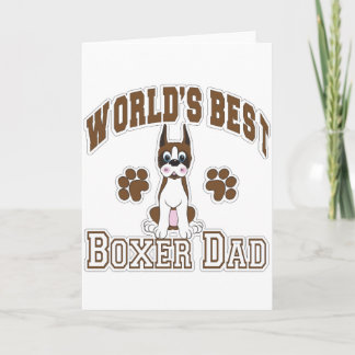 Papa van de Bokser van de wereld de Beste Kaart