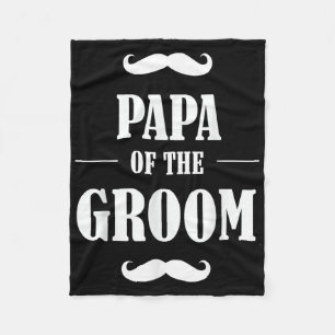 Papa Van De Bruidegom T-shirt Funny Trouw Verlovin Fleece Deken