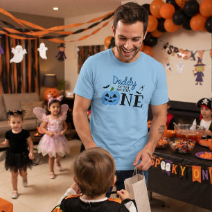 Papa van de enge jarige verjaardag Halloween 1e ve T-shirt