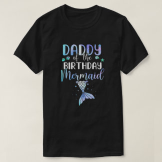 Papa van de familie van de zeemeermin t-shirt