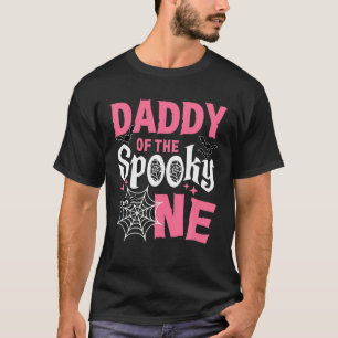 Papa van de griezelige een meisje Halloween 1e ver T-shirt