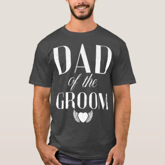 Papa van de Groom Wedding Vader Papa T-shirt