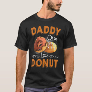 Papa van de kleine donut-kotterzwangerschap t-shirt