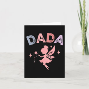 Papa van de Kleine Fee Verjaardag Meisje Familie M Kaart
